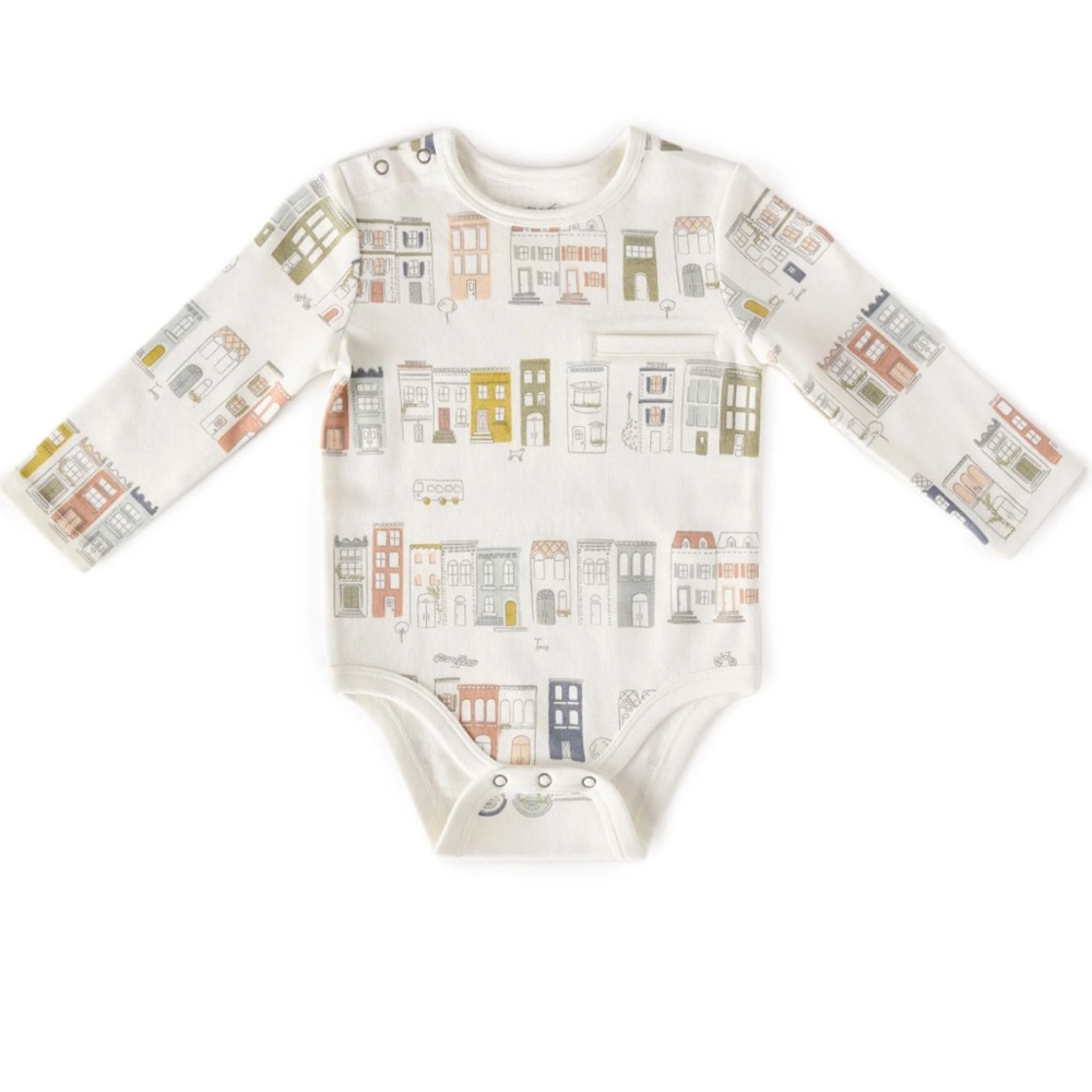 Pehr Shoulder Snap Pocket One-Piece - My Neighborhood